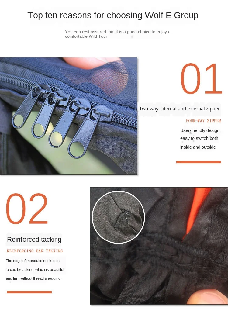 3 in 1 Camping Hammock with Mosquito Mesh Automatic Quick Opening Nylon Hammock Anti-Mosquito hanging Hammock tent for Outdoor
