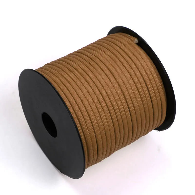 Army Green Black Paracord 550 Climbing Lanyard Tent Rope 4mm 7 Stand Lanyard Paracord Survival For Hiking Camping