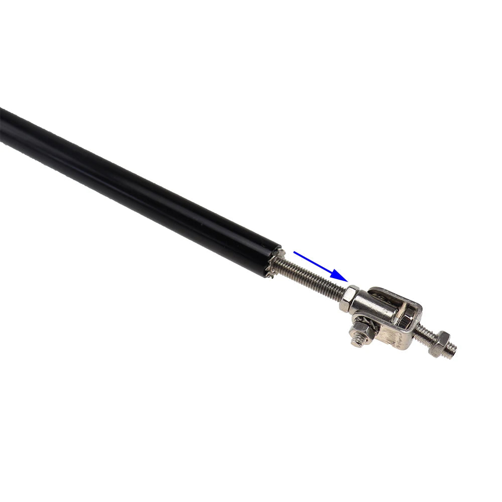 Car Splitter Rods Racing Adjustable Front Rear Bumper Lip Support Strut Brace Tie Pull Bar Kit 75/100/150/200mm Universal 1 Pair
