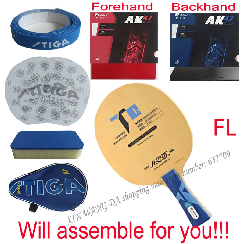 Original Yinhe T1S T2S T3S T4S carbon table tennis blade fast attack with loop ping pong game