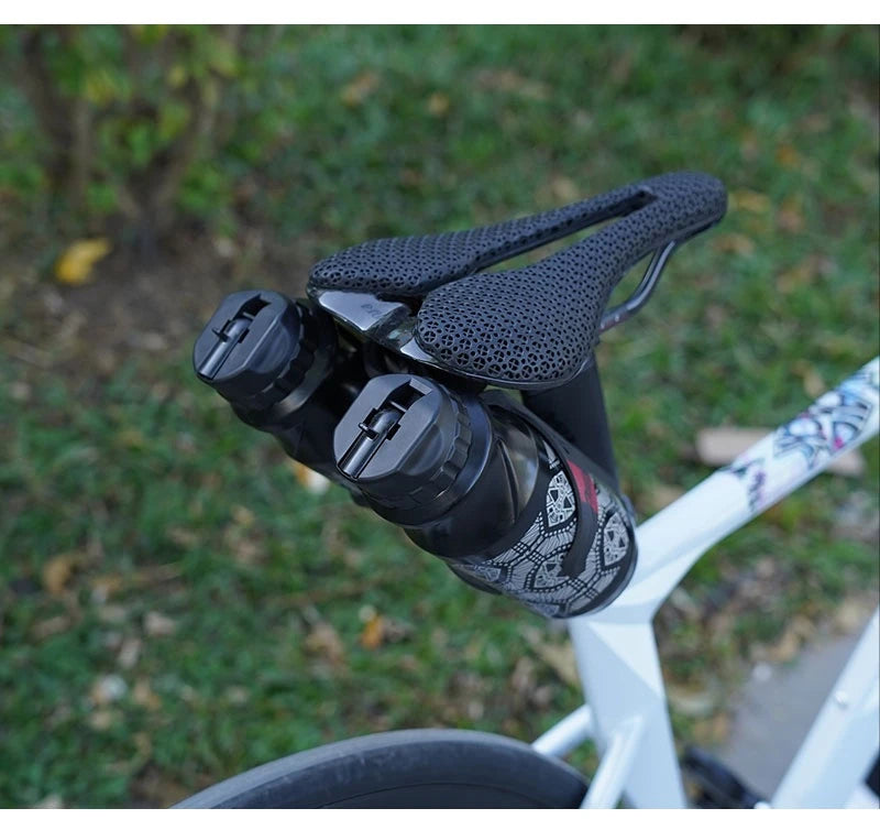 ENLEE Bicycle Water Bottle Cage Extension Bracket Aluminum Alloy Mountain Road Bike Water Bottle Saddle Conversion Seat