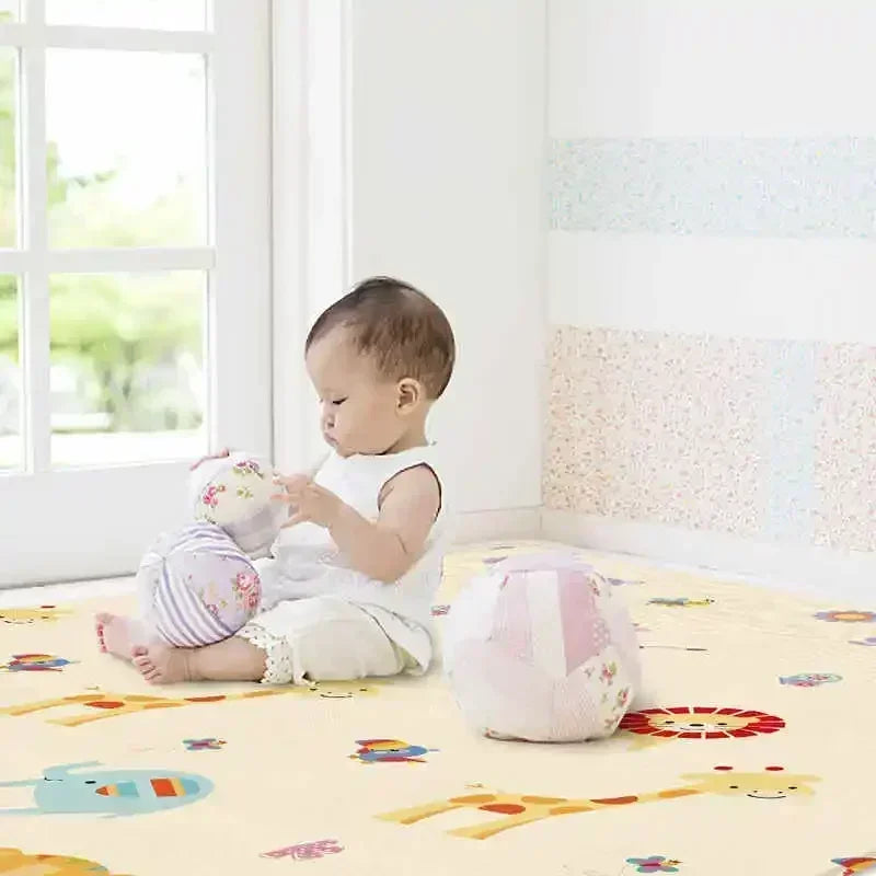 Large Size Foldable Baby Play Mat Double-sided Patterned Educational Children's Carpet Easy To Carry Baby Crawling Mat