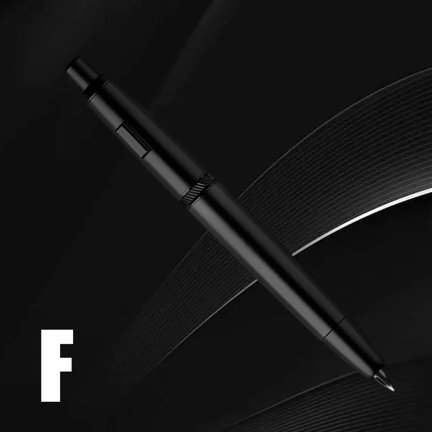 sliver Moonman A1 fountain pen Metal Press Iink pen Striped pattern EF 0.4MM Nibs writing gift pens for students office supplies