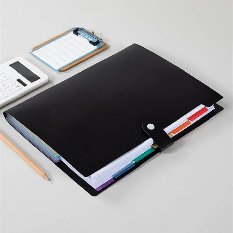 7 Layers Expanding A4 File Folder Storage Bag Test Paper Document Organizer File Briefcases School Stationery Office Supplies