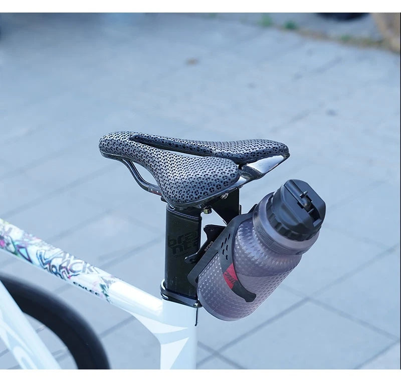 ENLEE Bicycle Water Bottle Cage Extension Bracket Aluminum Alloy Mountain Road Bike Water Bottle Saddle Conversion Seat