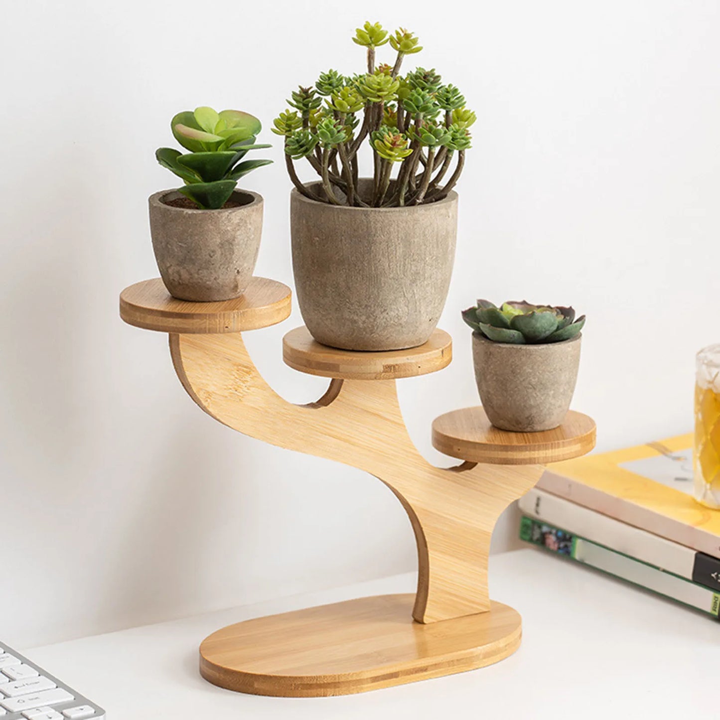 Flower Pot Stand Decoration Rack Space Save Decoration Flower Pot Holder Planter Rack for Office Flower Pot Room Lawn Balcony