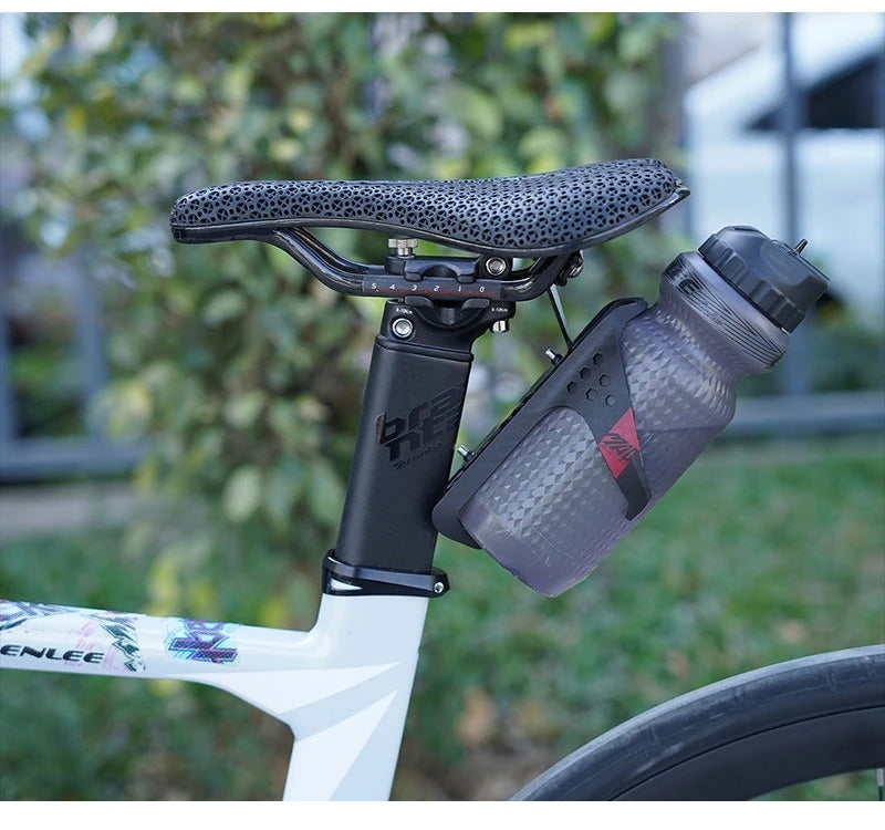 ENLEE Bicycle Water Bottle Cage Extension Bracket Aluminum Alloy Mountain Road Bike Water Bottle Saddle Conversion Seat