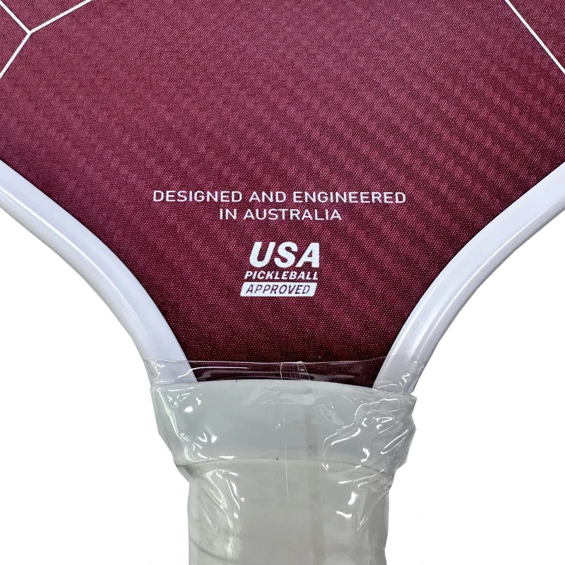 RUBY Pickleball Paddle Thermoformed Unibody Red 100% Kevlar Carbon Fibre 16MM Honeycomb Core Professional Pickleball Racket