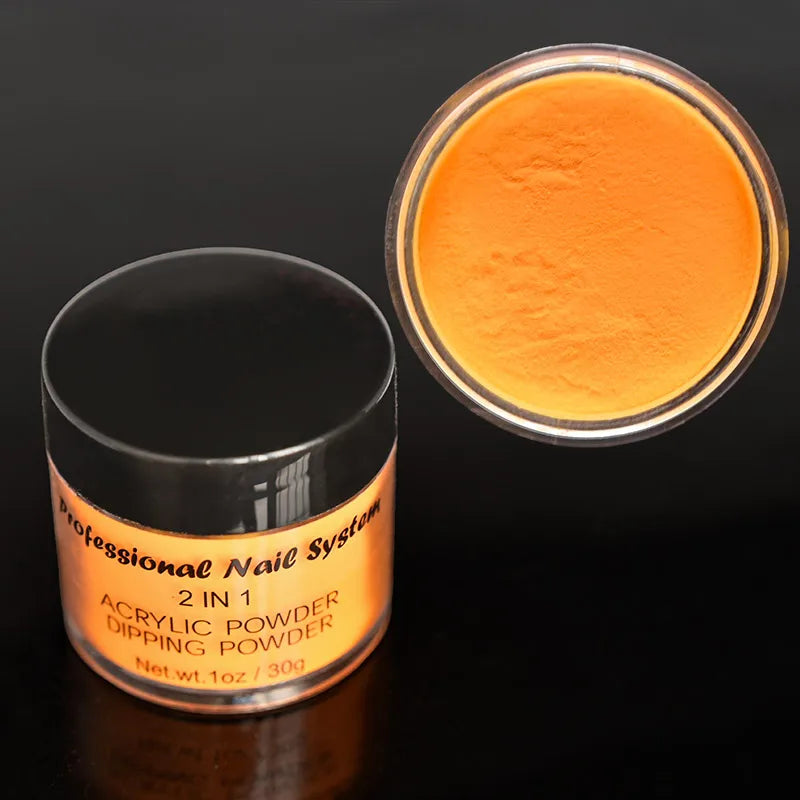 100g/Bag Neon Acrylic Powder 3in1 Phosphor Nail Dust Powder DIY Extending/Dipping Bulk Manicure Pigment FD-58nkhs
