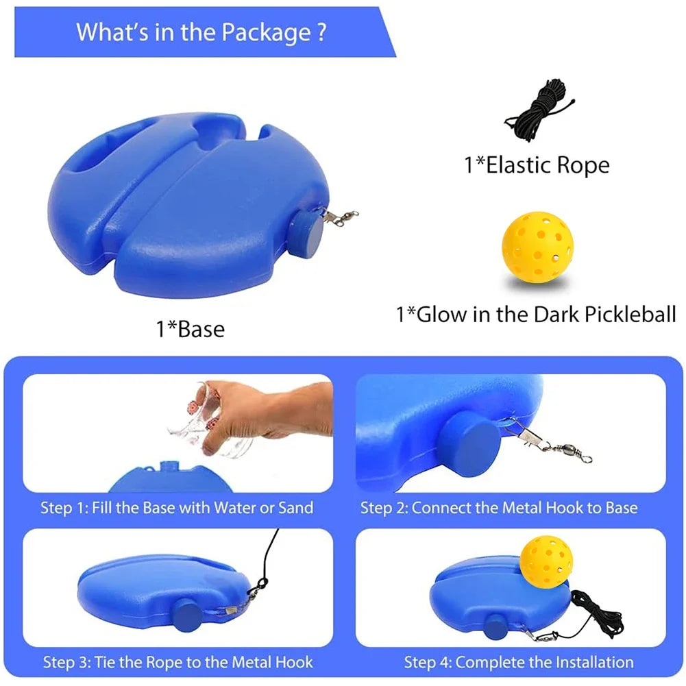 Pickleball Trainer Pickleball Ball with String Pickleball Accessories Pickleball Training Aid for Sport Single Player Adult