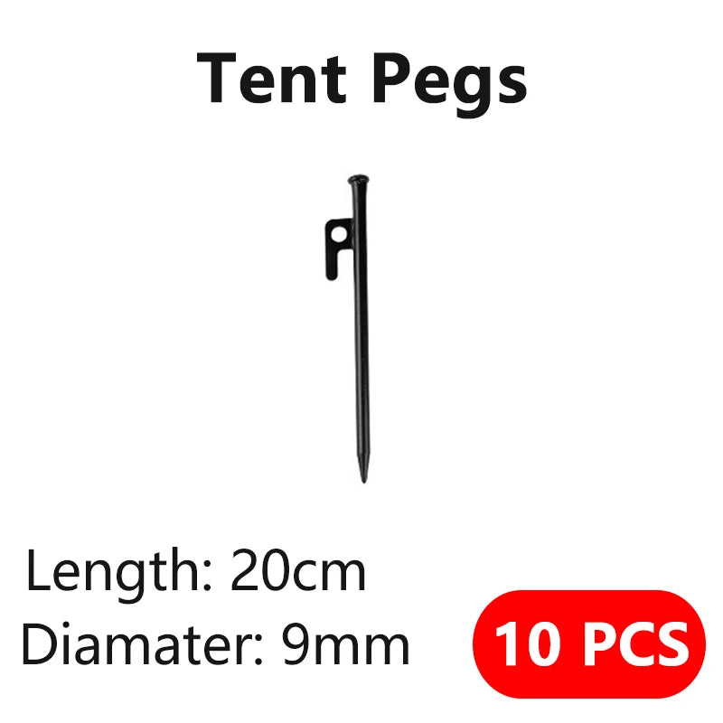 4mm Bold Sturdy Tent Rope High Reflective Luminous Windproof Tent Rope with Double Eye Buckle for Outdoor Camping,Dry,Bundle,Fix