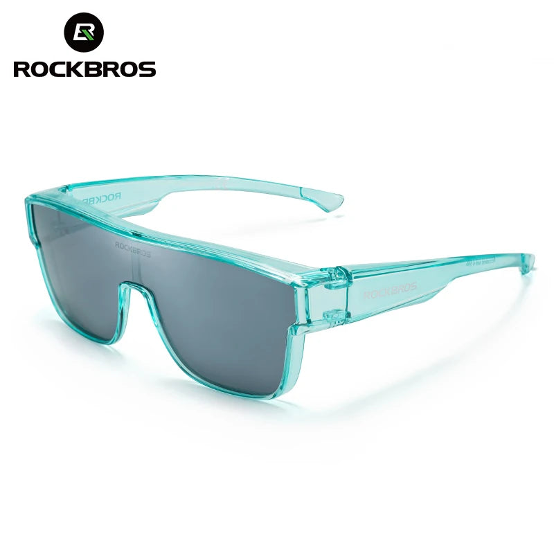 ROCKBROS Polarized Cycling Sunglasses Mutilfunctional Glasses UV Protection Set Glasses Frame Compatible Men's Women's Sunglass