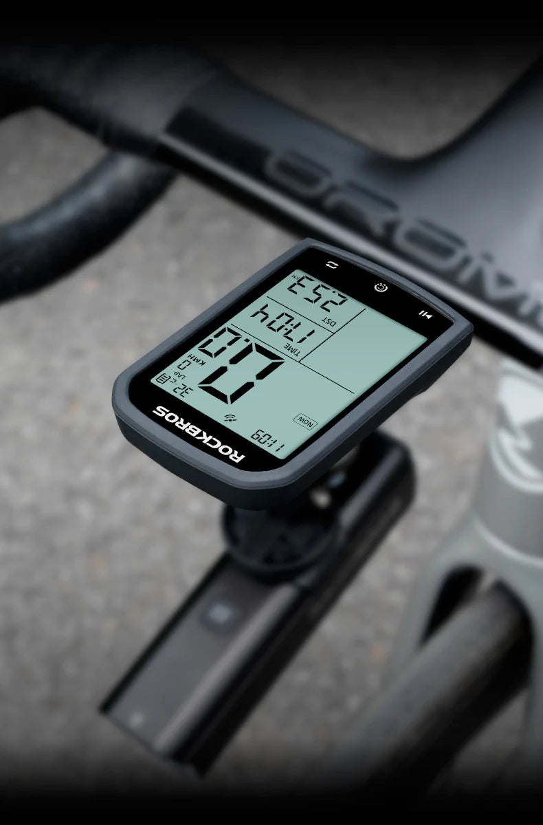 ROCKBROS M1 GPS Bicycle Computer Bluetooth 5.0 ANT+ Wireless Speedometer MTB Road Bike Ciclismo Speed Meter for Garmin Zwift
