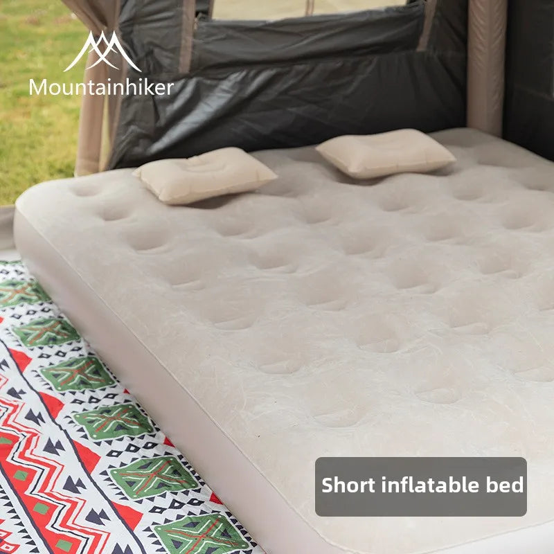 MOUNTAINHIKER Outdoor Inflatable Seating Mat Interior Air Mattress Mats Luxury Built-in Pump Thicken PVC Sleeping Bed Furniture