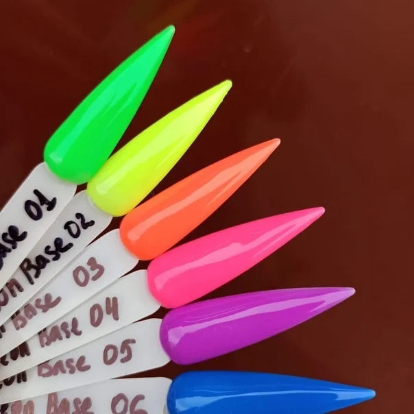 100g/Bag Neon Acrylic Powder 3in1 Phosphor Nail Dust Powder DIY Extending/Dipping Bulk Manicure Pigment FD-58nkhs