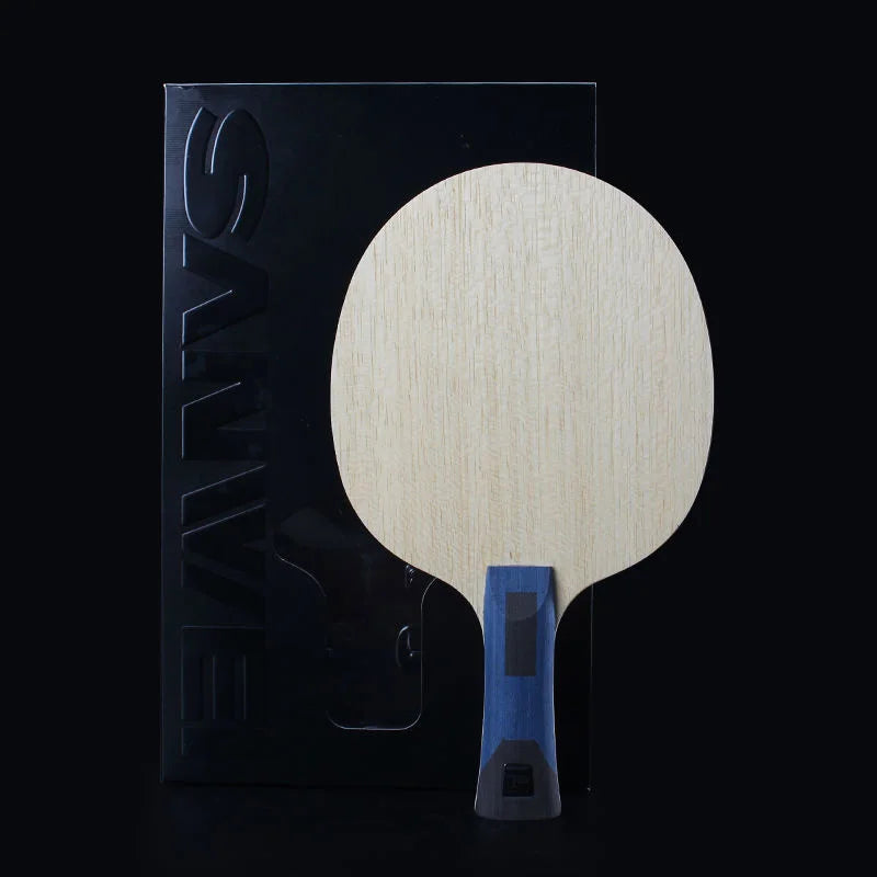 SANWEI 75 ALC Table Tennis Blade Professional 5 Wood 2 Outer ALC Carbon Ping Pong Blade with Original Packing Box
