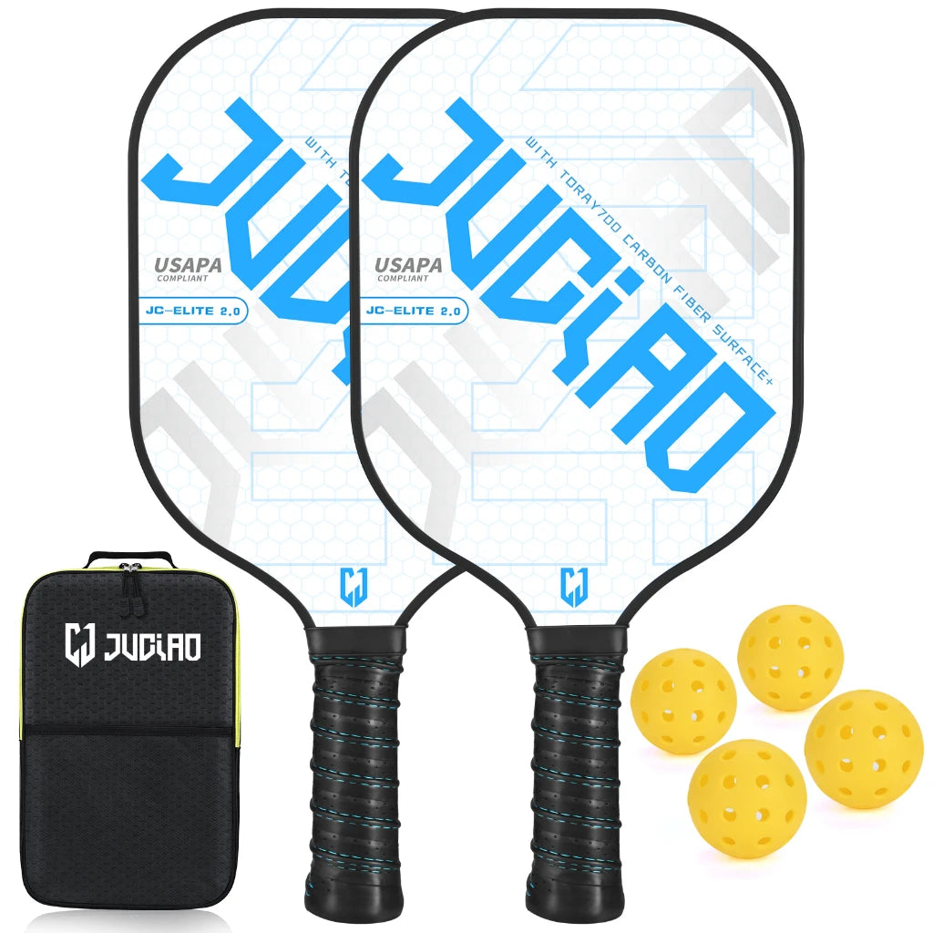 Pickleball Paddles Set USAPA Compliant Includes 4 Balls Pickleball Racket Sports Equipment Women Men Racket