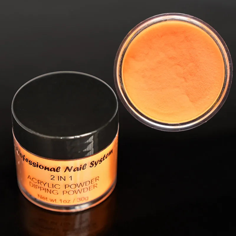 100g/Bag Neon Acrylic Powder 3in1 Phosphor Nail Dust Powder DIY Extending/Dipping Bulk Manicure Pigment FD-58nkhs