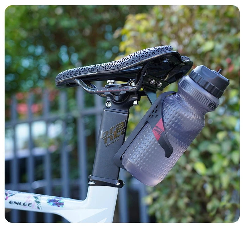 ENLEE Bicycle Water Bottle Cage Extension Bracket Aluminum Alloy Mountain Road Bike Water Bottle Saddle Conversion Seat