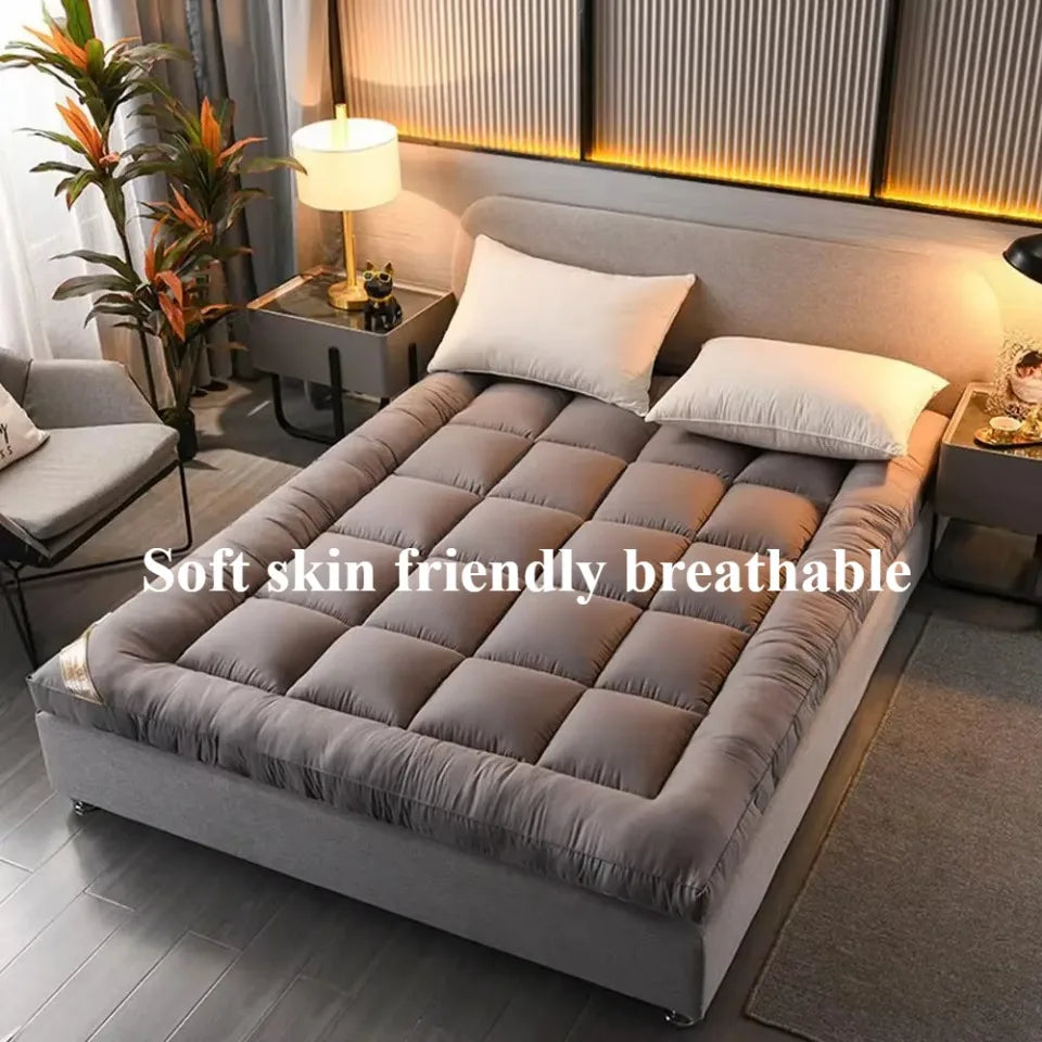 Soft Bed Mattress Student Dormitory Foldable Thick Bed Mattress Roll Up Floor Tatami Mat Adult Skin Friendly Breathable Sleeping