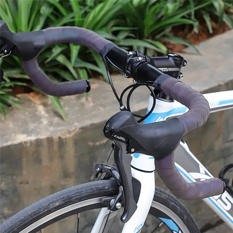 WEST BIKING Bicycle Handlebar Strap Reflective Discolor Bike Handlebar Tape Anti-slip Shock-absorption Handle Strap Cycling Part