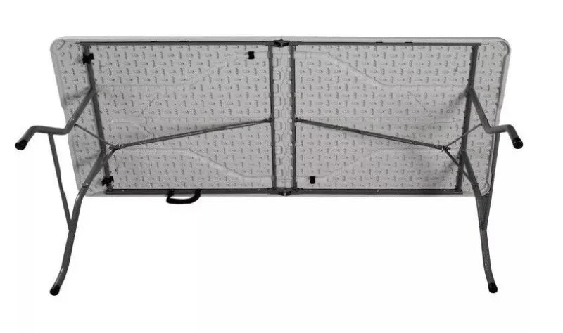 Cosco 6ft White Outdoor Garden Camping Picnic Table Portable Folding Table