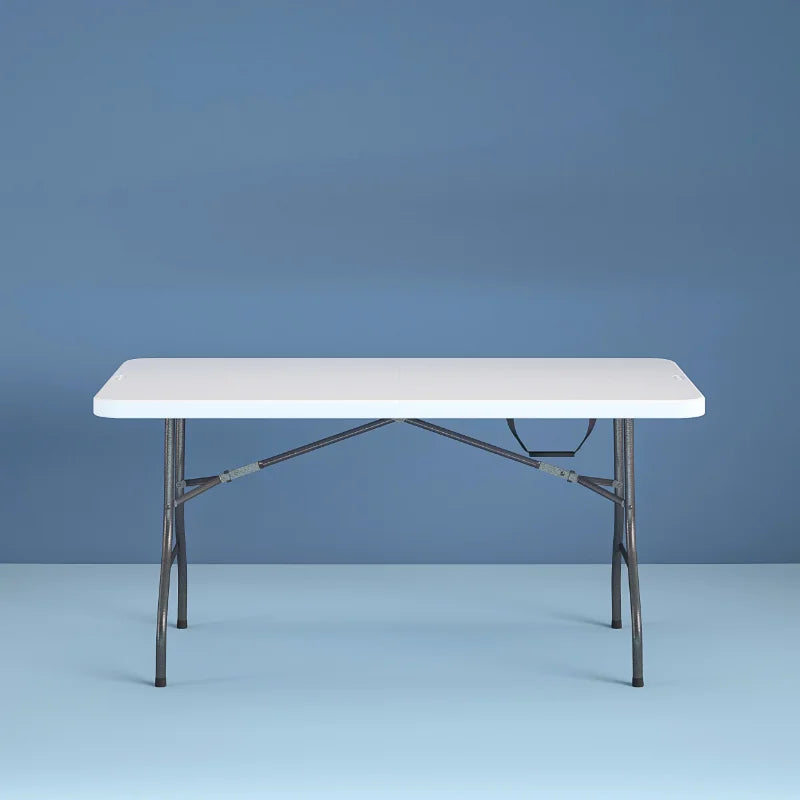 Cosco 6ft White Outdoor Garden Camping Picnic Table Portable Folding Table