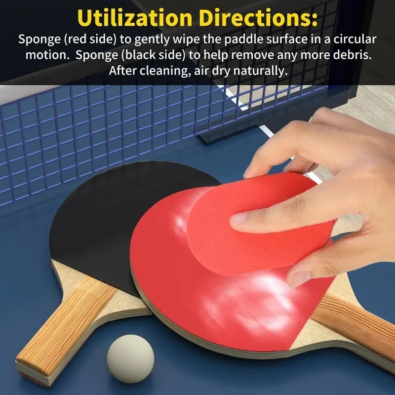 5/1pcs Table Tennis Cleaning Brush Rubber Sponge Eraser Use Table Tennis Racket Cleaner Tennis Racket Care Accessories