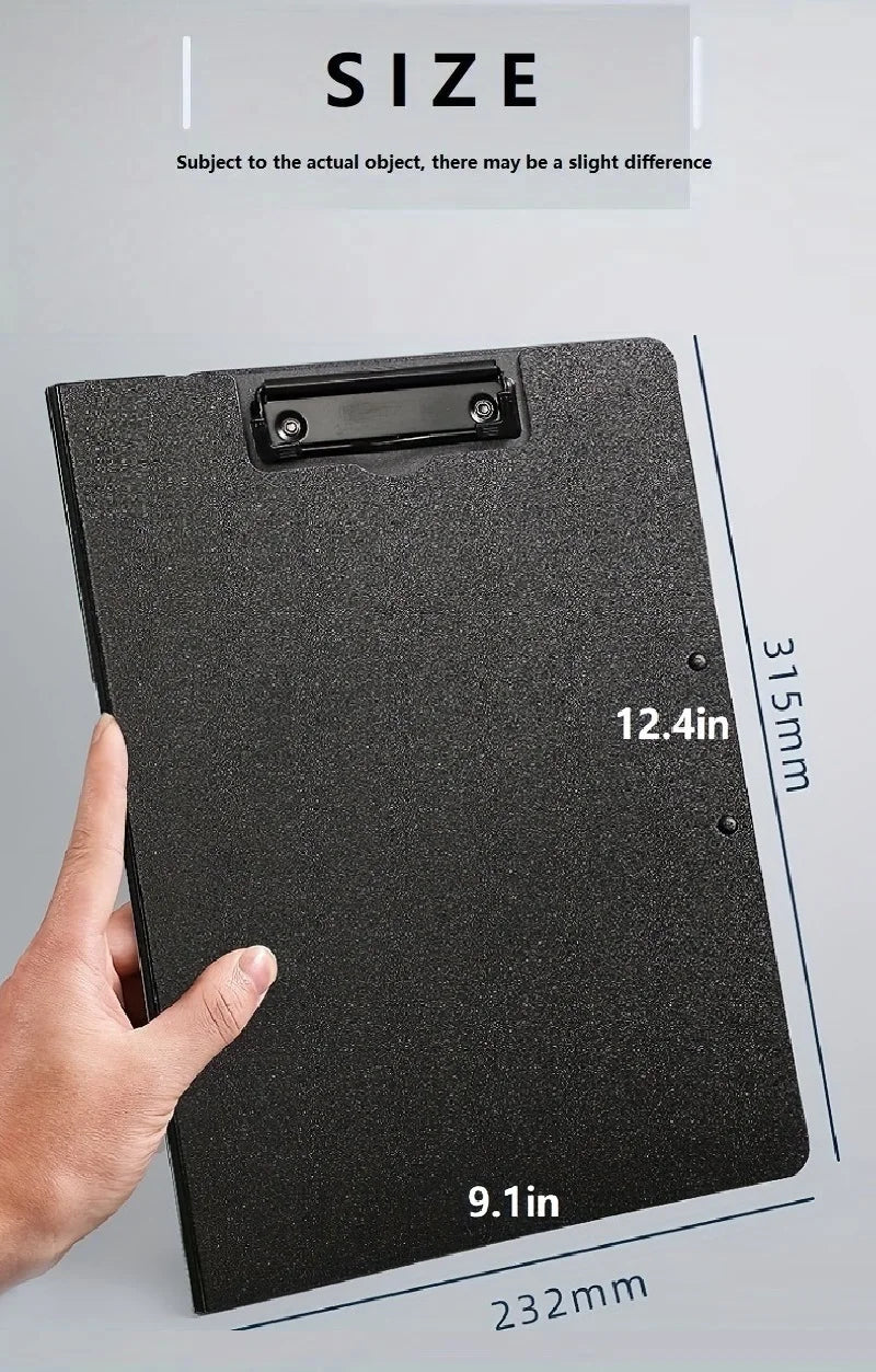 A4 File Folders, Documents Organizer, Clipboard Writing Cover, Paper Folder For Business & School, Stationery & Office Supplies