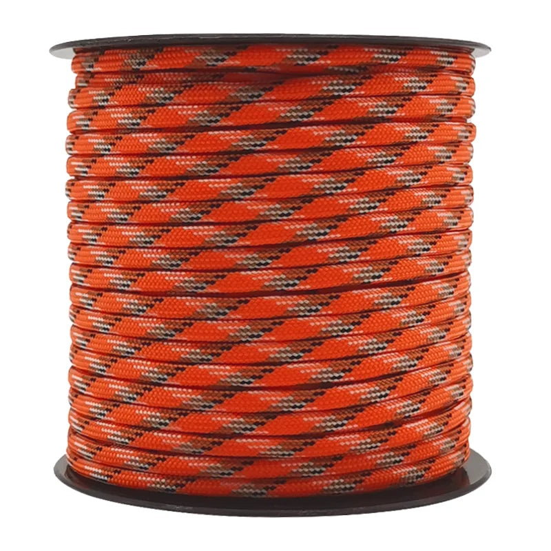 Army Green Black Paracord 550 Climbing Lanyard Tent Rope 4mm 7 Stand Lanyard Paracord Survival For Hiking Camping