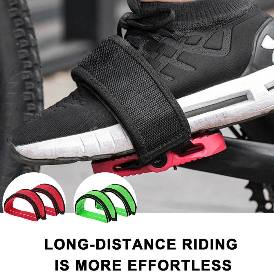 2PCS Bicycle Pedal Straps Toe Clip Strap Belt Adhesivel Bike Pedal Tape Fixed Gear Cycling Fixie Cover