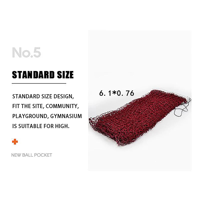 1pc Portable Badminton Net Sports Practice Recreation Fitness Activities Competition With Standard Ball Net