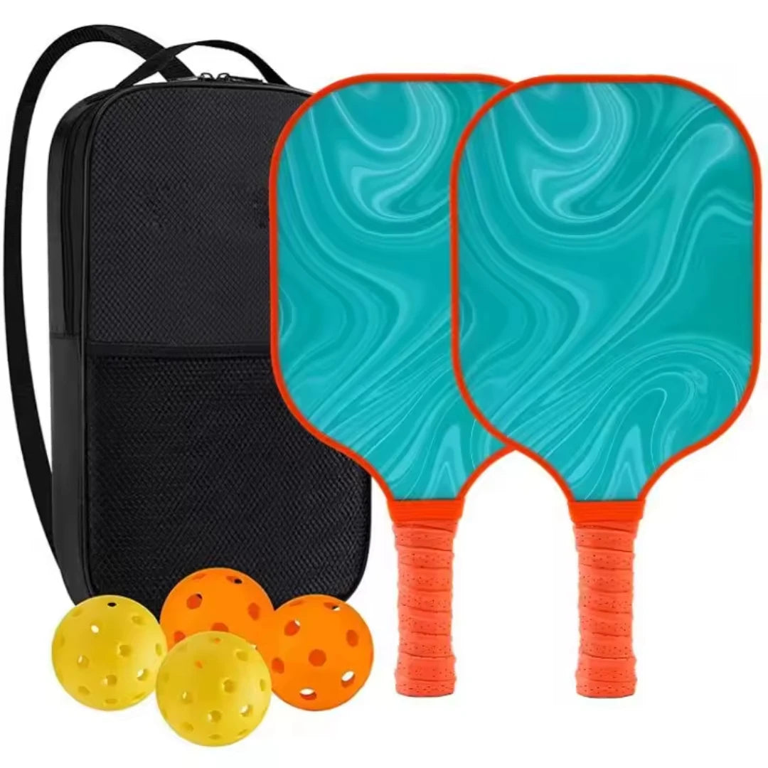 Pickleball Paddles USAPA Approved Set Rackets Honeycomb Core 4 Balls Portable Racquet Cover Carrying Bag Gift Kit Indoor Outdoor