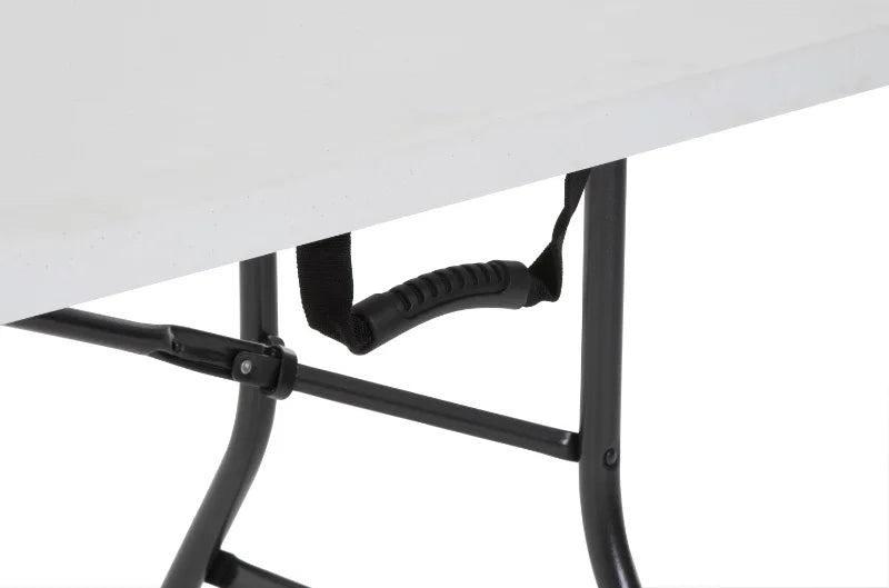 Cosco 6ft White Outdoor Garden Camping Picnic Table Portable Folding Table