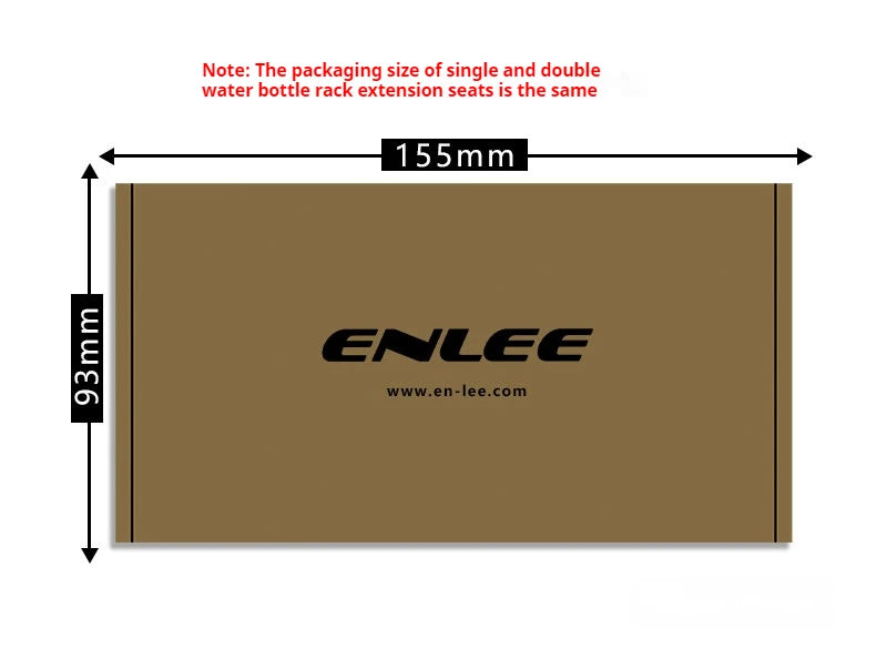 ENLEE Bicycle Water Bottle Cage Extension Bracket Aluminum Alloy Mountain Road Bike Water Bottle Saddle Conversion Seat