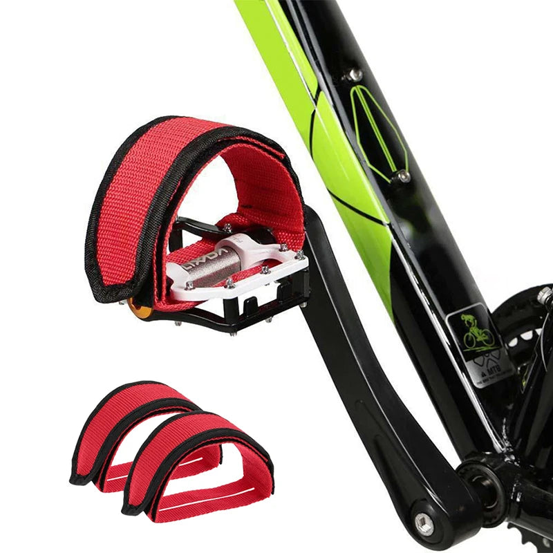 2PCS Bicycle Pedal Straps Toe Clip Strap Belt Adhesivel Bike Pedal Tape Fixed Gear Cycling Fixie Cover