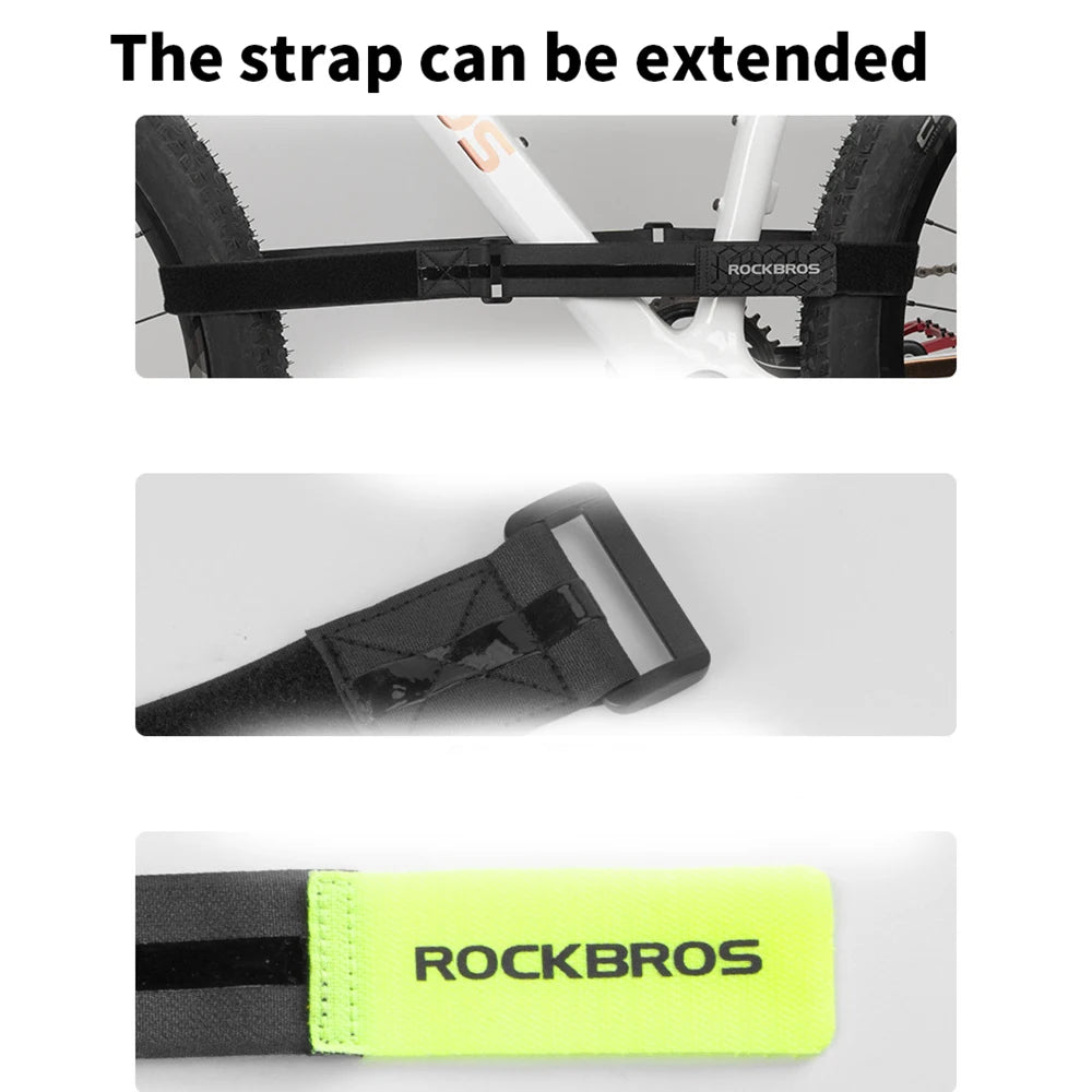 ROCKBROS Adjustable Luggage Outdoor Storage Accessories Convenient Multifunctional Strap Bicycle Tie Rope Anti-Slip