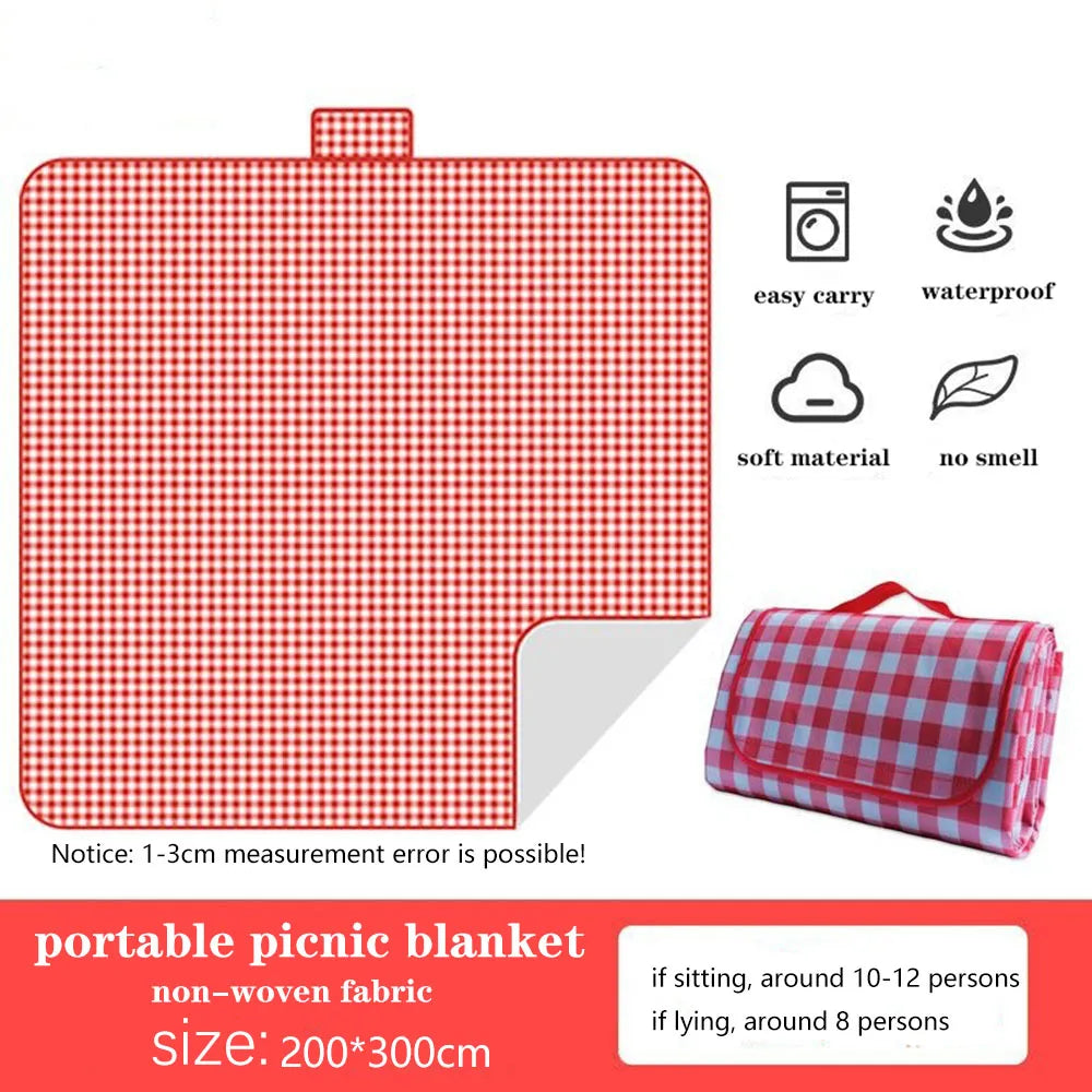 Foldable Picnic Mat Moisture-proof picnic set portable blanket picnic Sleep Pad Waterproof Oxford Cloth Picnic camping blanket