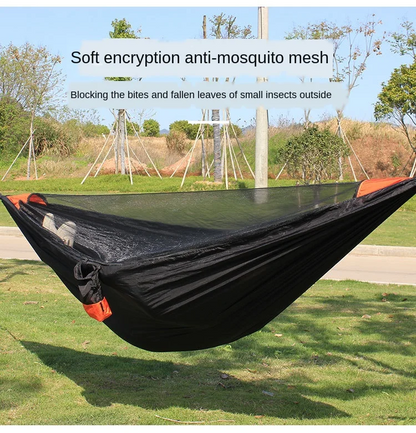 3 in 1 Camping Hammock with Mosquito Mesh Automatic Quick Opening Nylon Hammock Anti-Mosquito hanging Hammock tent for Outdoor
