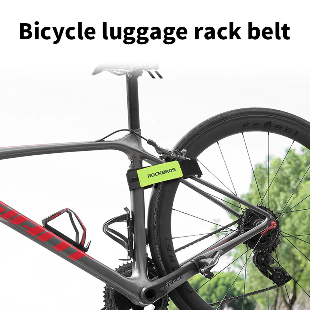 ROCKBROS Adjustable Luggage Outdoor Storage Accessories Convenient Multifunctional Strap Bicycle Tie Rope Anti-Slip