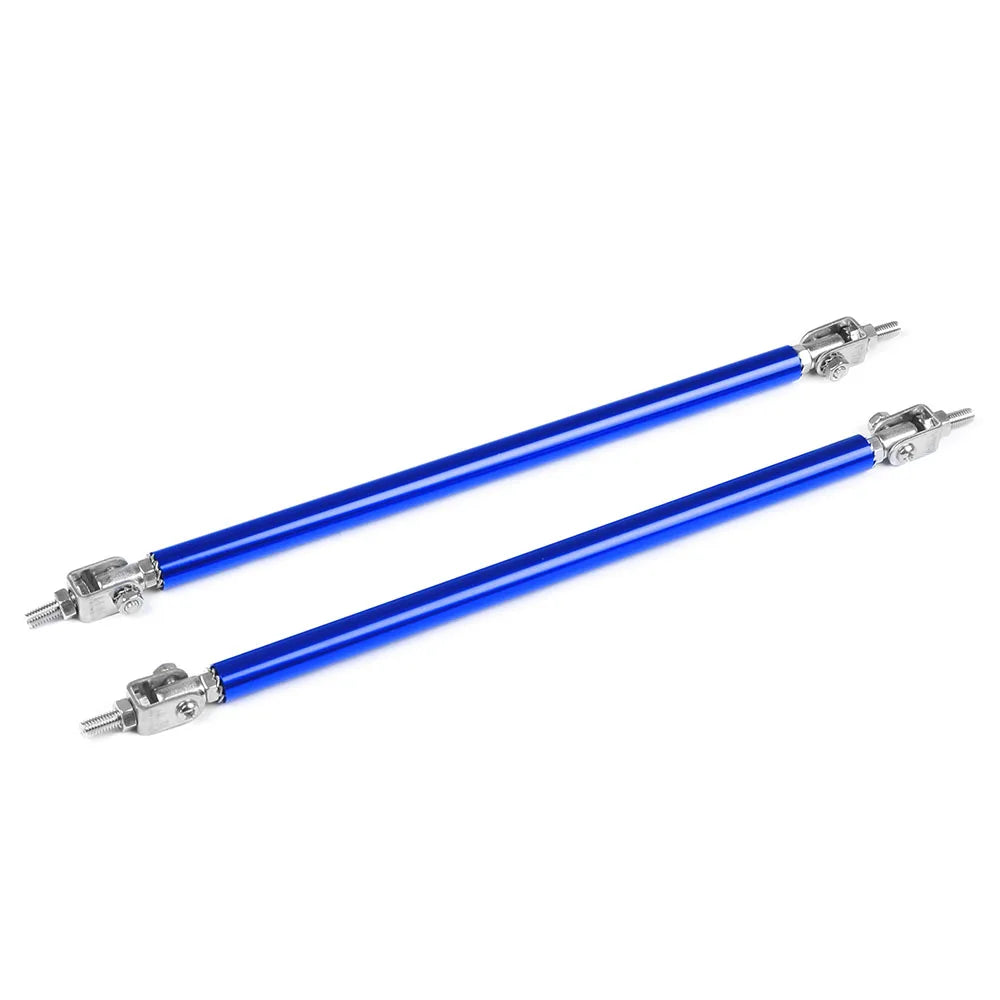 Stainless Steel Bumper Lip Adjust Front Strut Splitter Rod Tie Support Bars 100MM 150MM 200MM