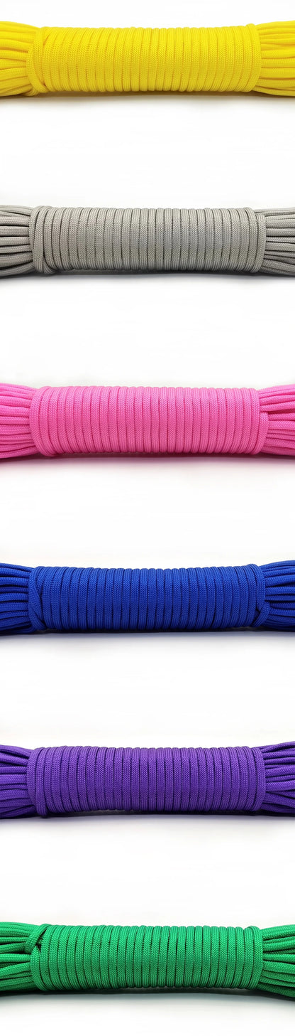 Dia 4 MM 5 10 20 31 Meters 7 stand Cores Paracord Parachute Cord Lanyard Tent Rope For Hiking Camping Clothesline DIY Bracelet
