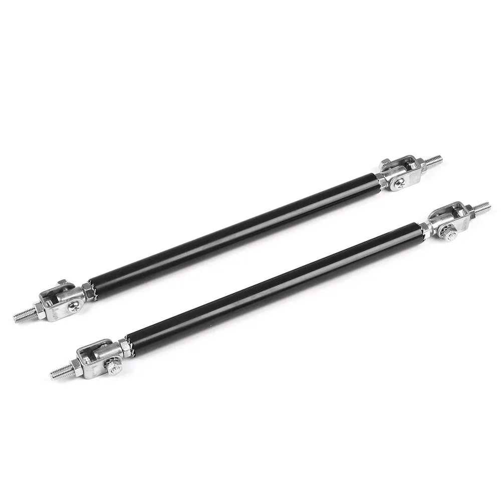 Stainless Steel Bumper Lip Adjust Front Strut Splitter Rod Tie Support Bars 100MM 150MM 200MM