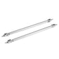 Stainless Steel Bumper Lip Adjust Front Strut Splitter Rod Tie Support Bars 100MM 150MM 200MM