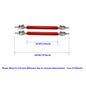 Car Splitter Rods Racing Adjustable Front Rear Bumper Lip Support Strut Brace Tie Pull Bar Kit 75/100/150/200mm Universal 1 Pair