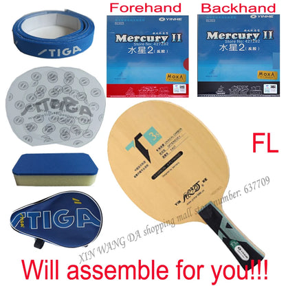 Original Yinhe T1S T2S T3S T4S carbon table tennis blade fast attack with loop ping pong game