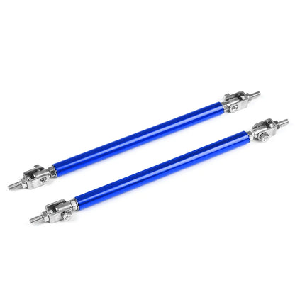 Stainless Steel Bumper Lip Adjust Front Strut Splitter Rod Tie Support Bars 100MM 150MM 200MM