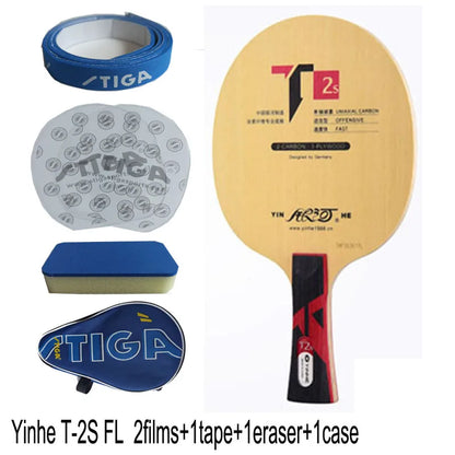 Original Yinhe T1S T2S T3S T4S carbon table tennis blade fast attack with loop ping pong game