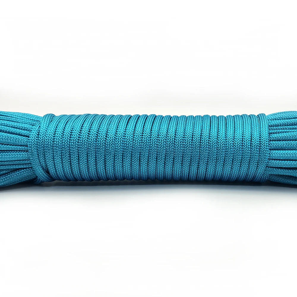 Dia 4 MM 5 10 20 31 Meters 7 stand Cores Paracord Parachute Cord Lanyard Tent Rope For Hiking Camping Clothesline DIY Bracelet