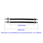 Car Splitter Rods Racing Adjustable Front Rear Bumper Lip Support Strut Brace Tie Pull Bar Kit 75/100/150/200mm Universal 1 Pair